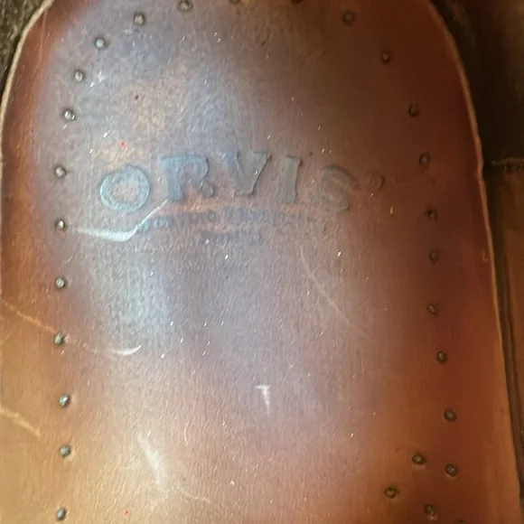 Orvis suede oxfords. Sz 11 men’s. Chocolate brown. Leather upper - Picture 3 of 8
